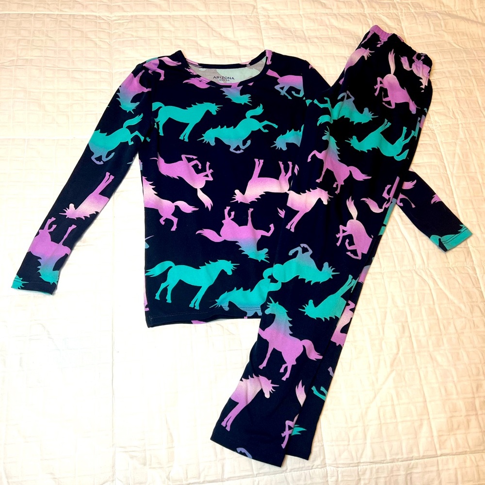 Arizona Girls Matching Unicorn Pajama Shirt & Pants Set 8